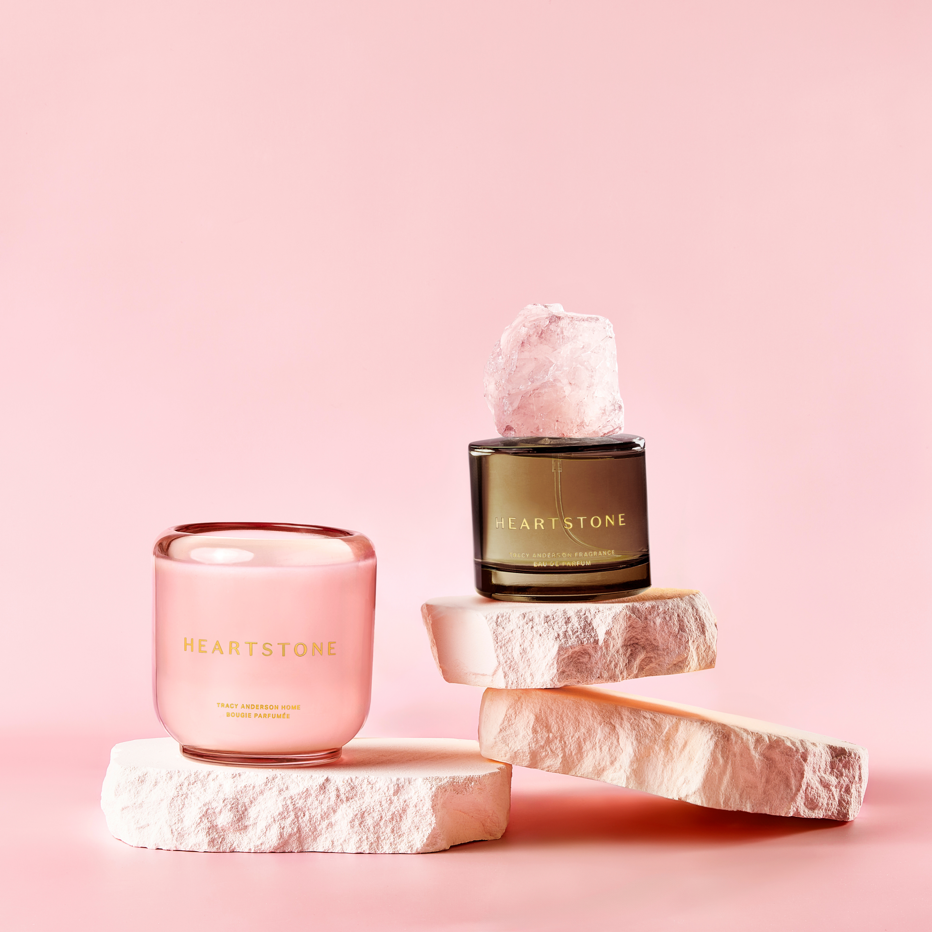 Tracy Anderson Fragrance HeartStone Eau de Parfum and HeartStone Scented Candle